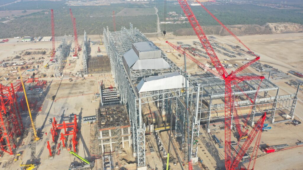 Fotografía del proyecto Nueva Acería. Sector: Siderúrgica. Código: NAT. EWP.
