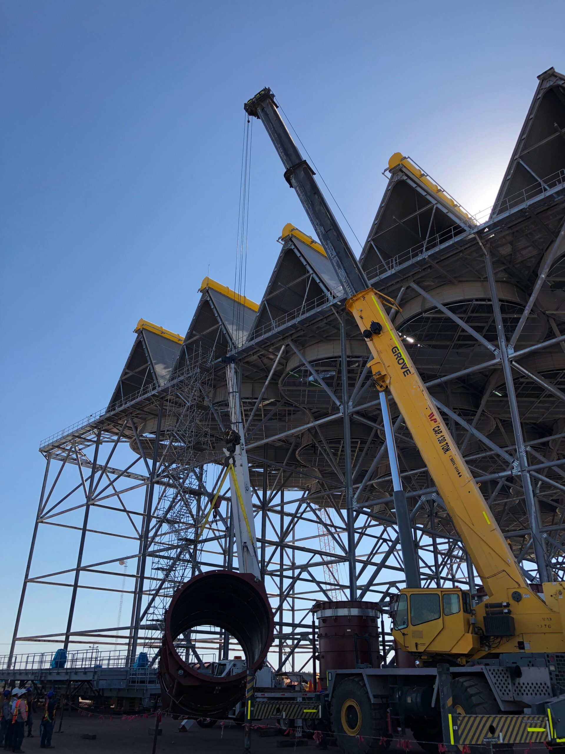 Fotografía del proyecto 45CC Topolobampo II. Sector: Energía. Código: TOPO2. EWP.