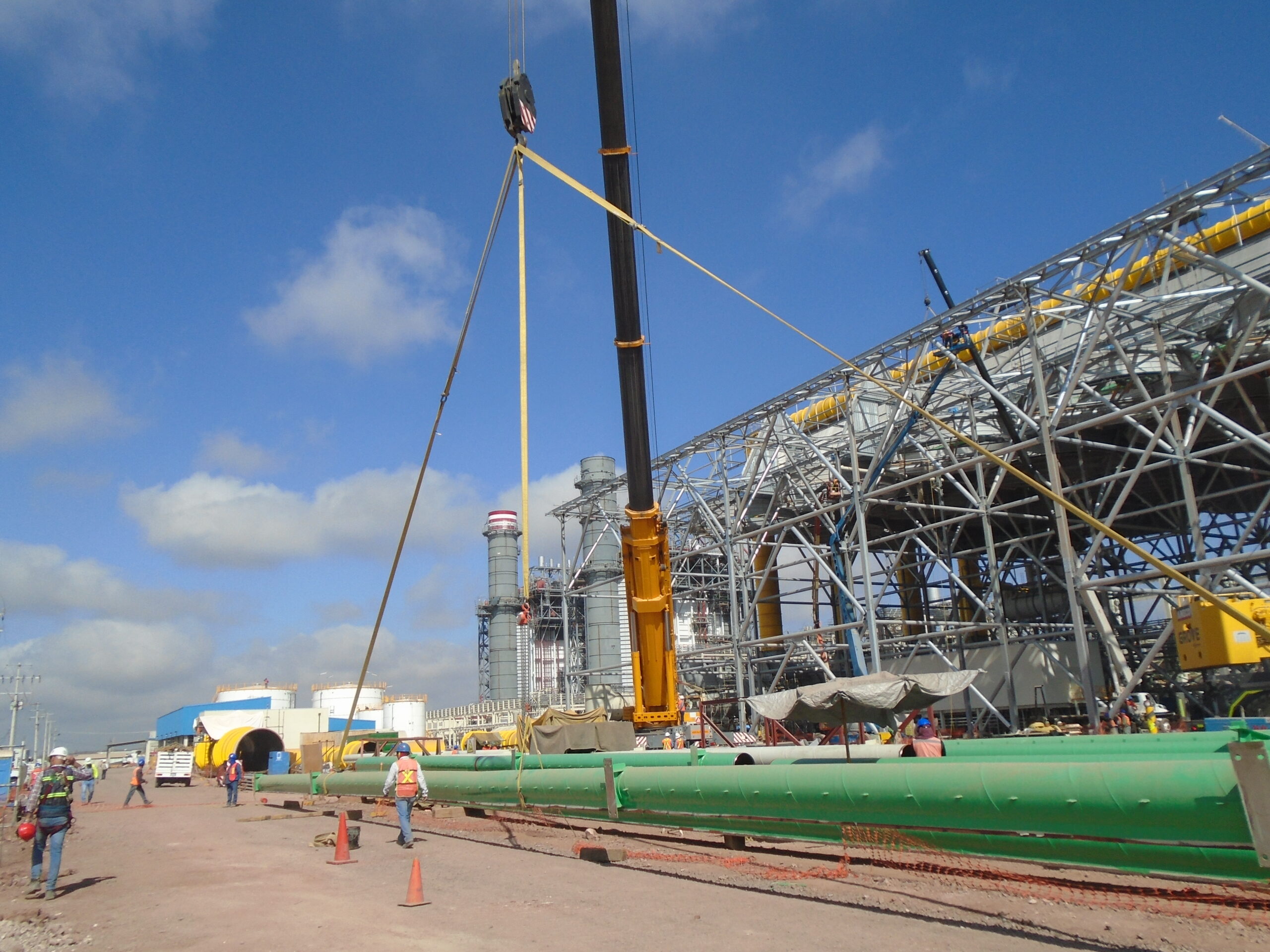 Fotografía del proyecto 45CC Topolobampo III. Sector: Energía. Código: TOPO3. EWP.